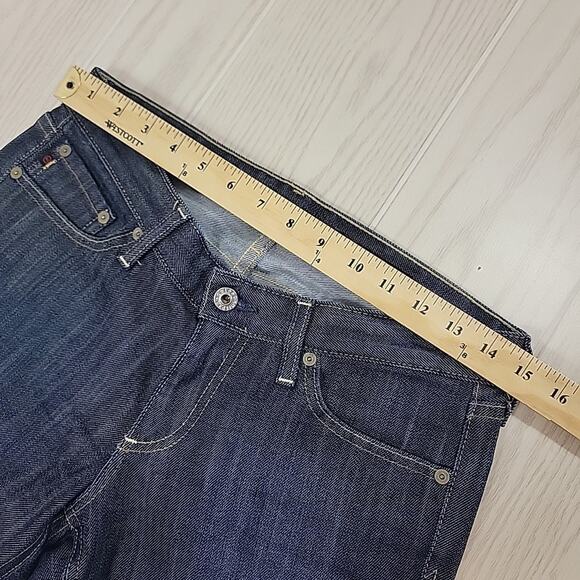 Adriano Goldschmied Jeans Womens 28 Blue Dark Wash Straight Flaired The Club USA - Picture 12 of 15